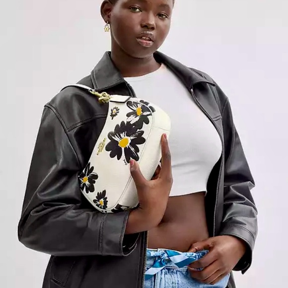 Coach Teri Shoulder Bag Crossbody Purse With Floral Print - Picture 15 of 16